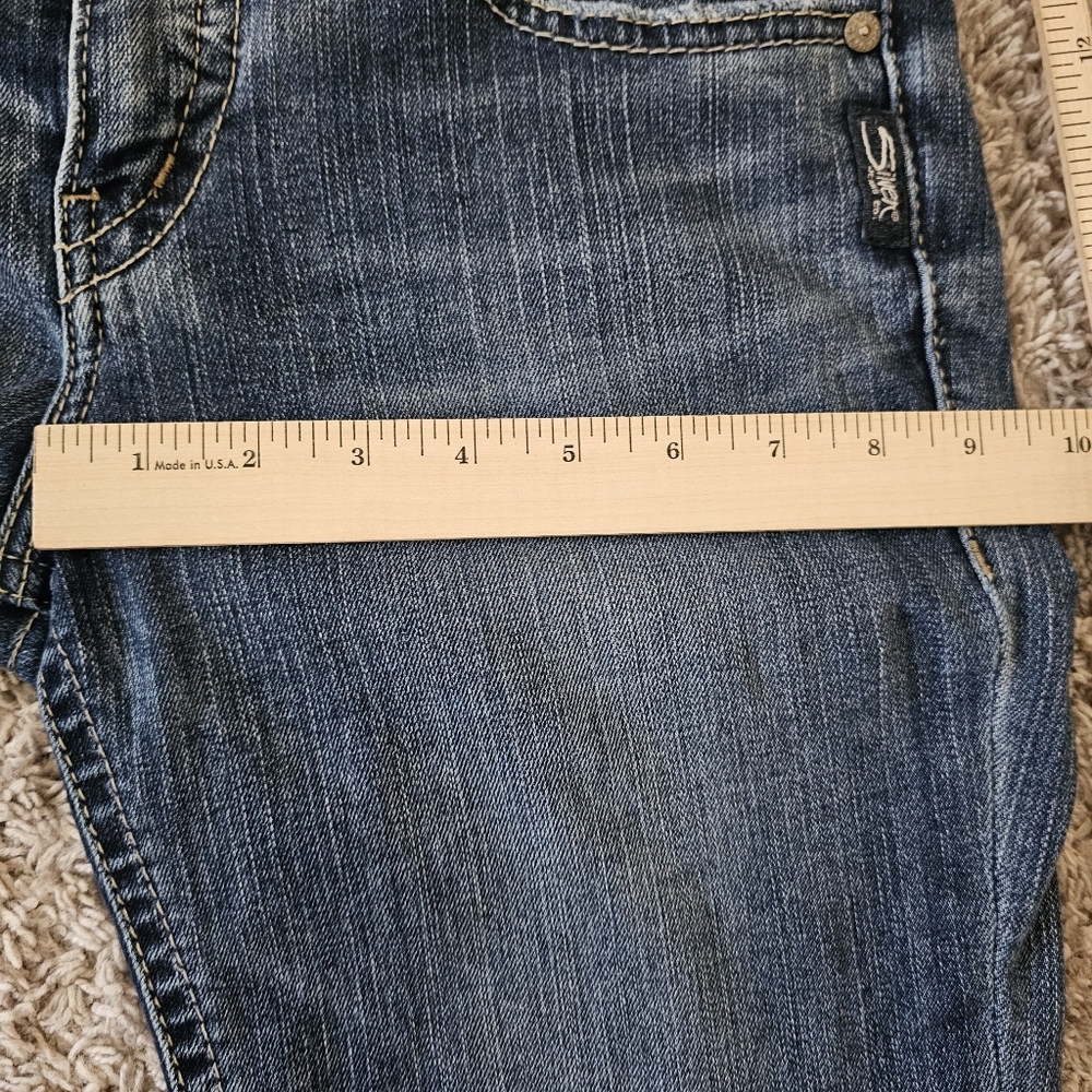 Silver Jeans Suki Capri Size 28 - Picture 8 of 12
